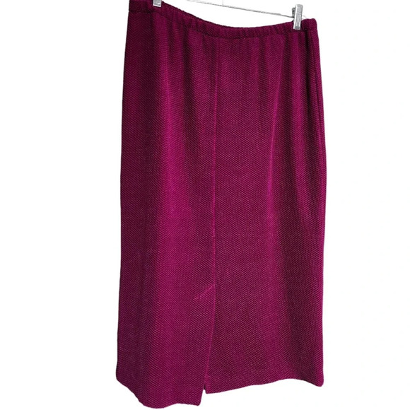 Florentine Purple Woven Wine Jacket & Skirt Suit – Vintage Two‑Piece Set, 12 - Picture 6 of 16